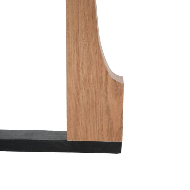 Roomfitters 48" Round Dining Table with Solid Wood Top and Sturdy Cross Base, Modern Kitchen and Dining Room Table