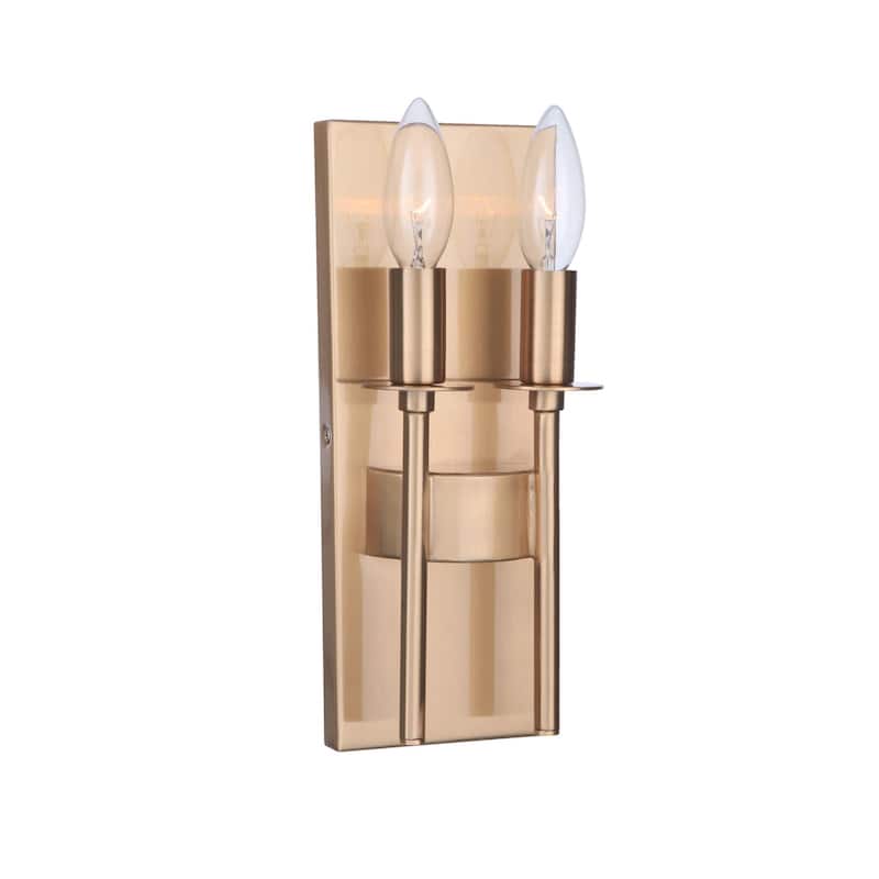 Craftmade Larrson 2 Light 11" Tall Wall Sconce - Satin Brass