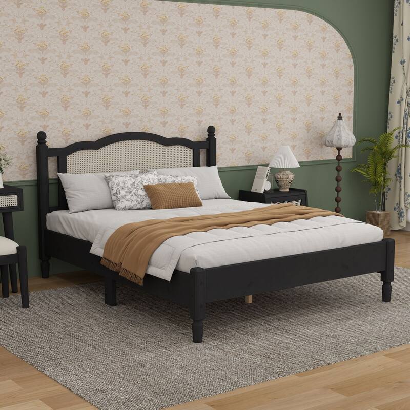 Wooden Platform Bed