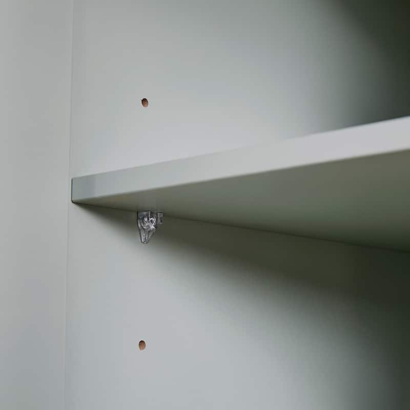 53" Modern Kitchen Pantry Cabinet with 6 Doors, Pull-Out Trays & Wine Rack