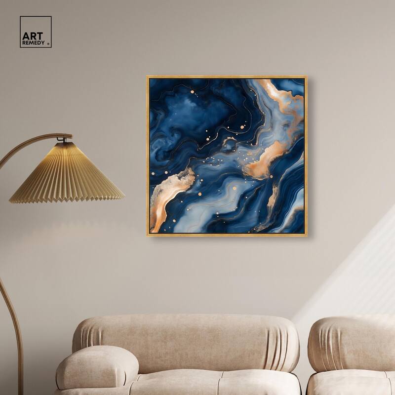 Deep Sea Geode III Canvas by Art Remedy