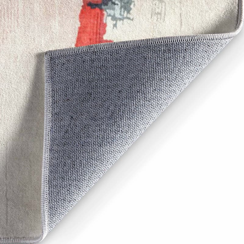 Well Woven Apollo Abstract Chromatic Splash Modern Abstract Area Rug