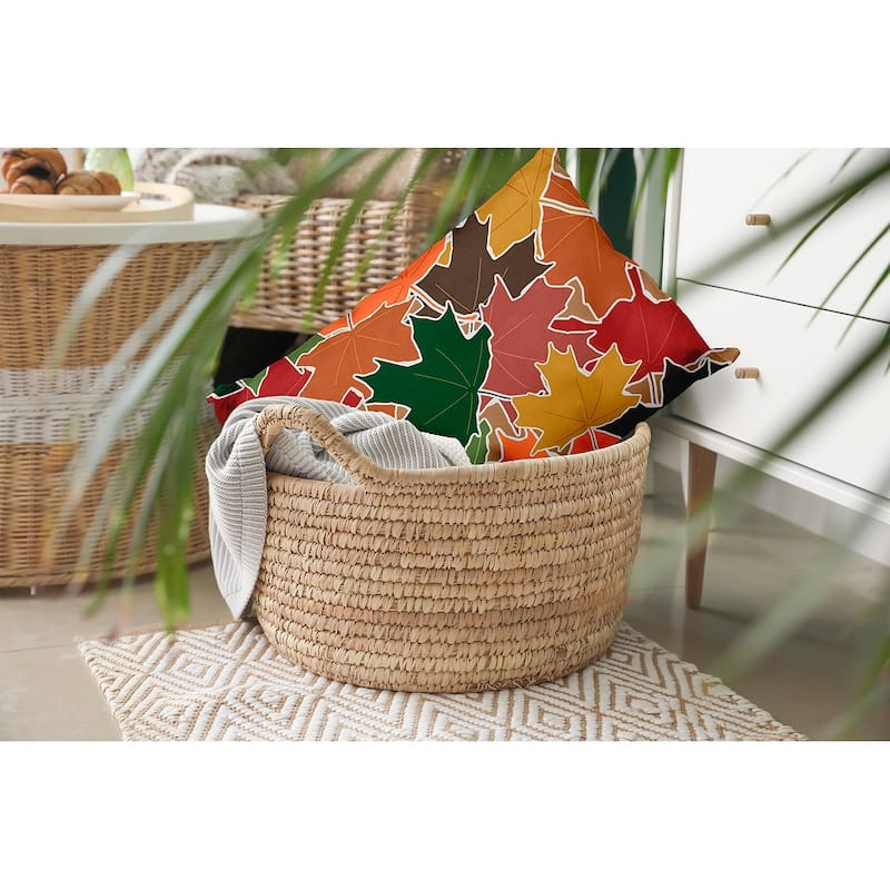 Leaf Pile Accent Pillow