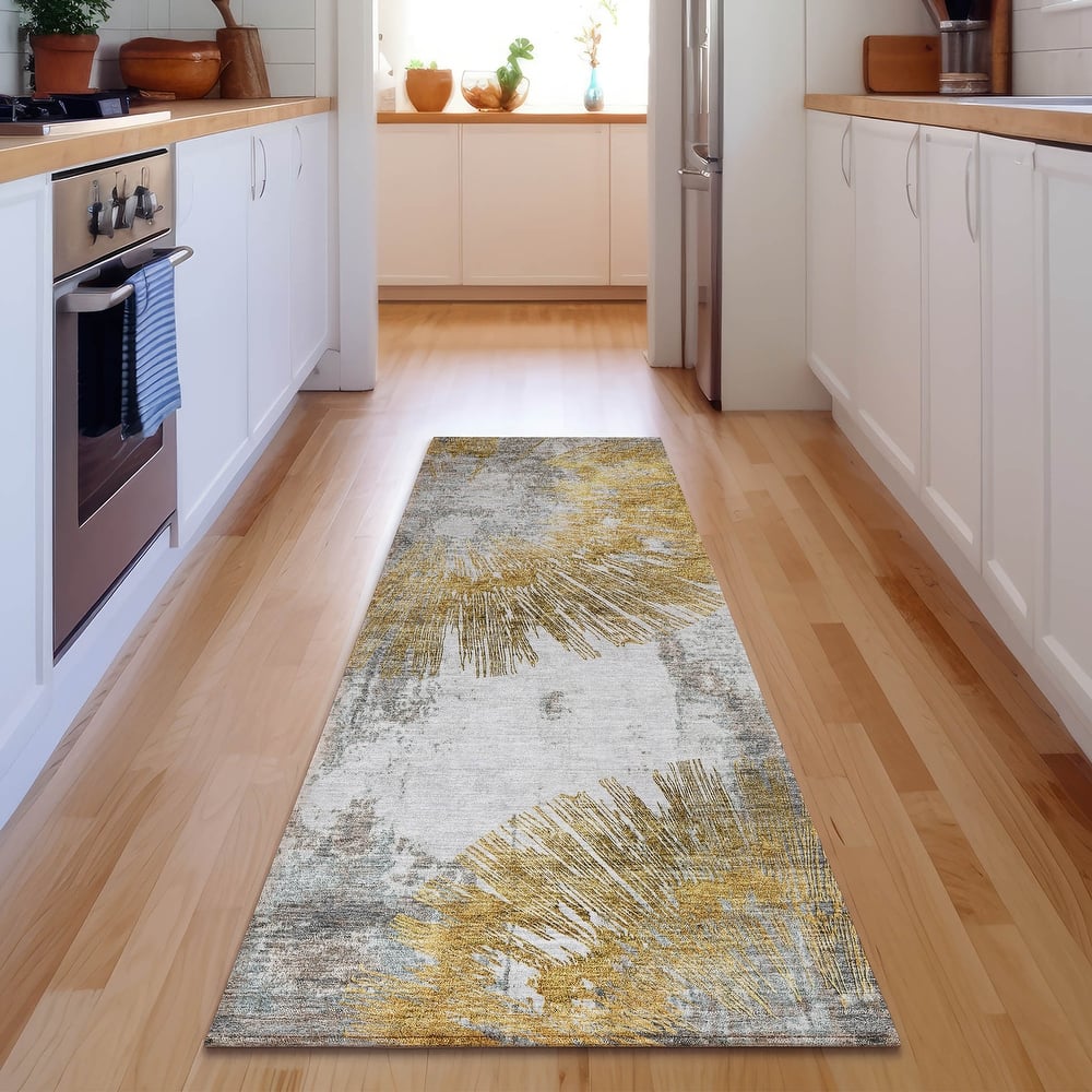 Premium Washable Super Soft Modern Burst Mayfield Rug