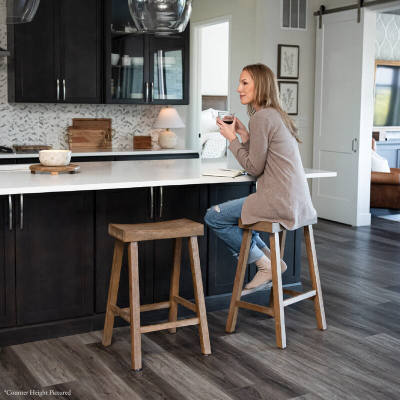 Maven Lane 31" Vincent Bar Height Kitchen Stool