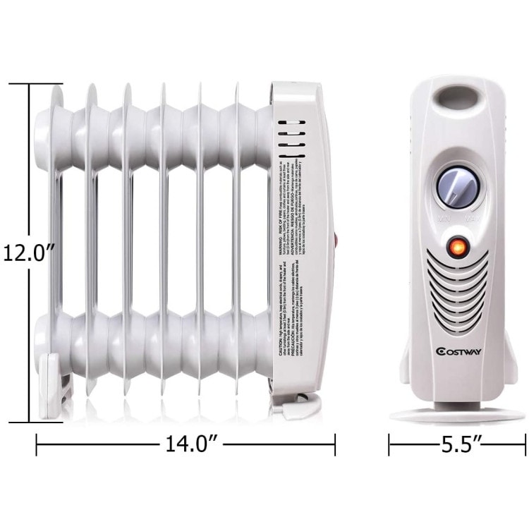 700 Watt Small Oil Radiator Heater Imarflex Oil Filled Room Heater