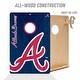 preview thumbnail 4 of 5, Atlanta Braves MLB Tailgate Cornhole Board Set