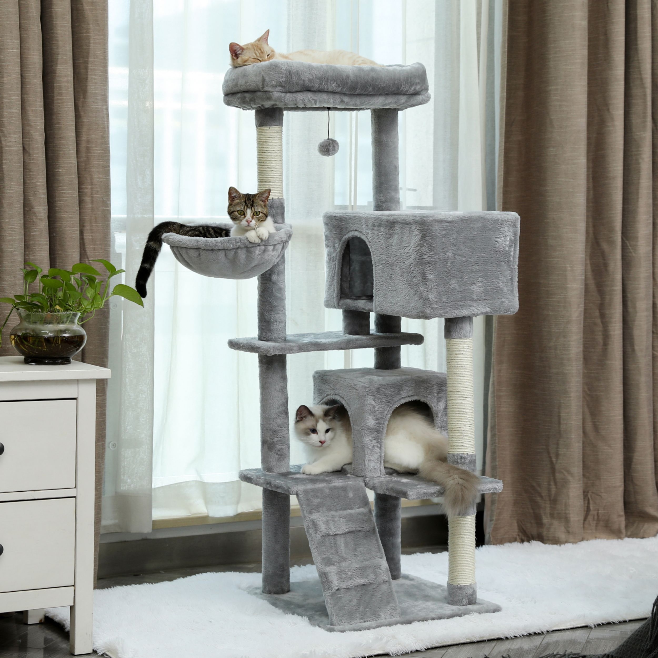 Comes with extra large top perch 56 cat tower On Sale Bed Bath Beyond 40415381