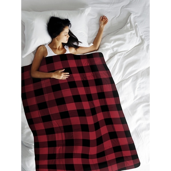 Red and black on sale buffalo plaid blanket