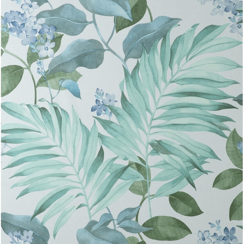 Fine Decor Eden Grey Tropical Wallpaper