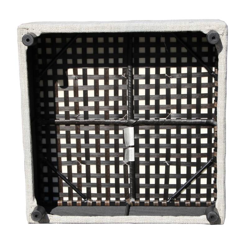 Modular Sofa with Aluminum Structure, Support and Back Cushion Cover-Removable, Fade-resistant, Waterproof Sofa Cover Included