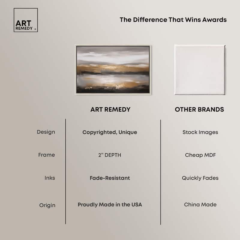 Dust and Gold Canvas by Art Remedy