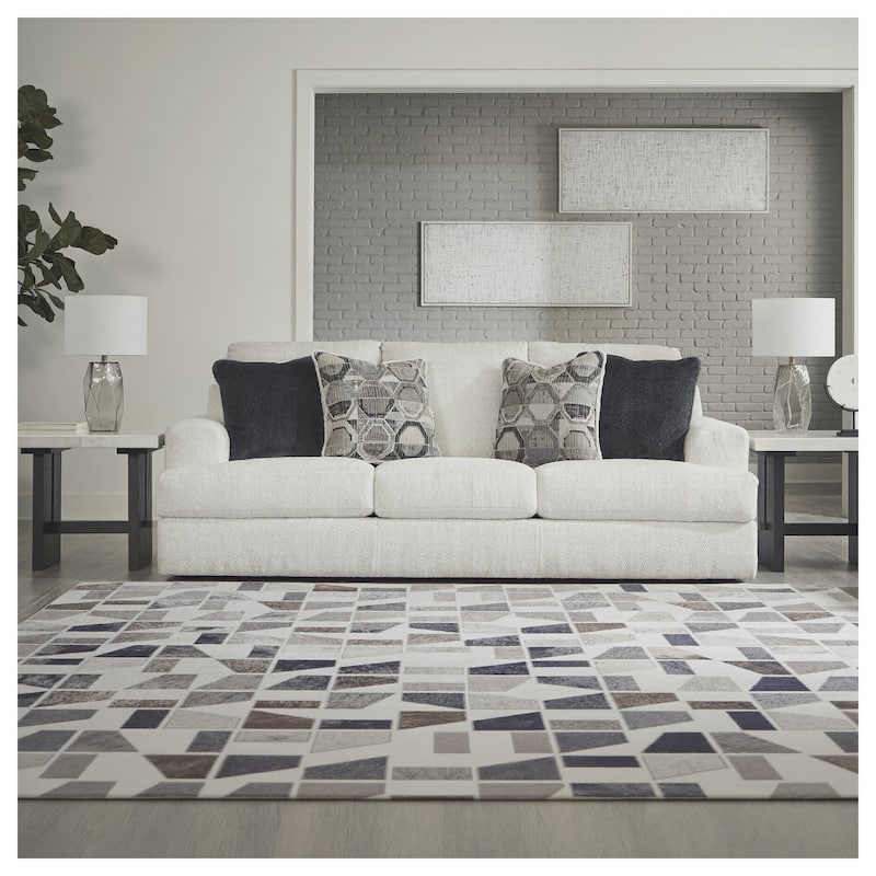 Signature Design by Ashley Karinne Sofa - 96"W x 41"D x 39"H - White