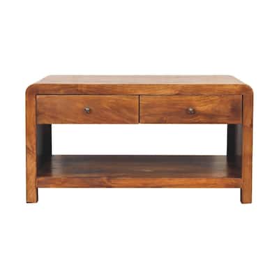 Artisan Furniture Chestnut Solid Wood Chestnut Aspen Coffee Table