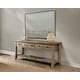 preview thumbnail 1 of 12, Classic Home Talladega Reclaimed Pine Console Table Aged Pine - Wood