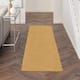 Nourison Positano Ombre Casual Modern Indoor/Outdoor Rug - 2'2" x 8' Runner - Yellow