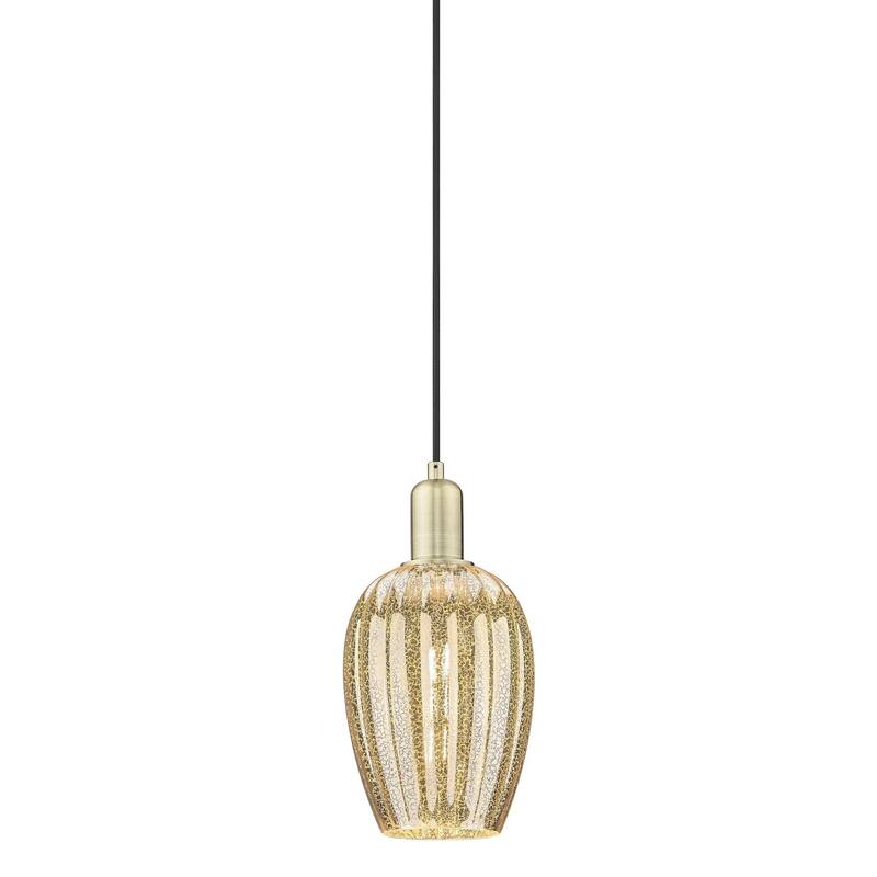 Innovations Lighting 716-1P-13-6 Preston Pendant Preston 6" Wide Mini - Antique Brass / Mercury