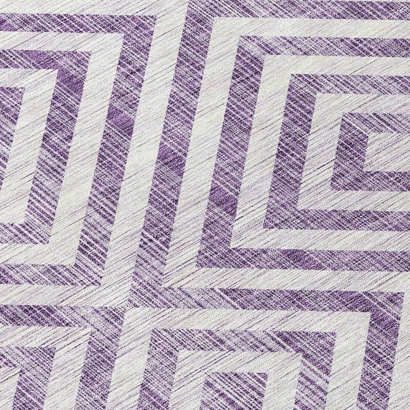 Machine Washable Indoor/ Outdoor Chantille Geo Diamond Rug