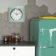 preview thumbnail 95 of 146, Infinity Instruments Retro 9.25-inch Square Wall Clock - 9.25 x 1.875 x 9.5