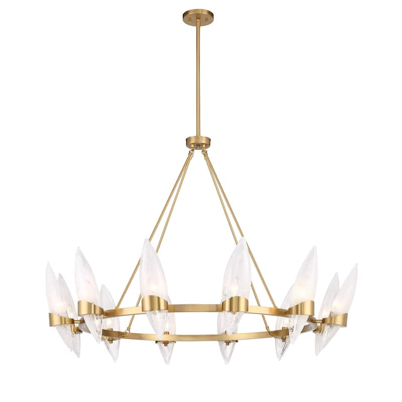 Savoy House 1-5504-12 Nouvel 12 Light 45" Wide Ring Chandelier