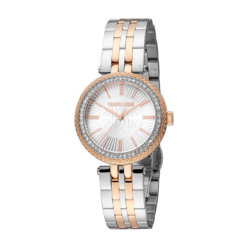 Roberto Cavalli Women RC5L031M0105 Quartz Watch - Two-Tone