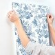 preview thumbnail 5 of 5, A-Street Prints Beach Rose Blue Floral Fruits Wallpaper