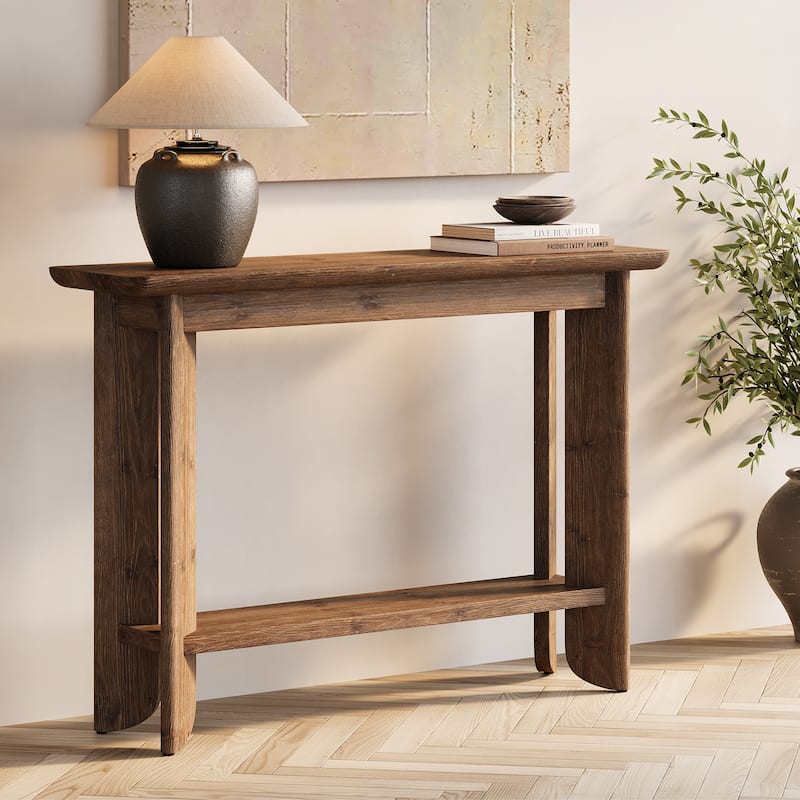 Solid Wood Console Table for Living Room
