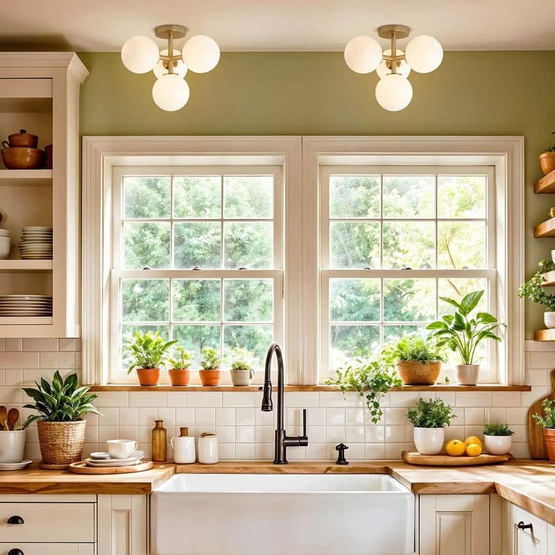 Arden Multi-Light Flush Mount - Gold