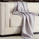 preview thumbnail 18 of 18, Truly Soft Two-Toned Organic Throw Blanket Lavender