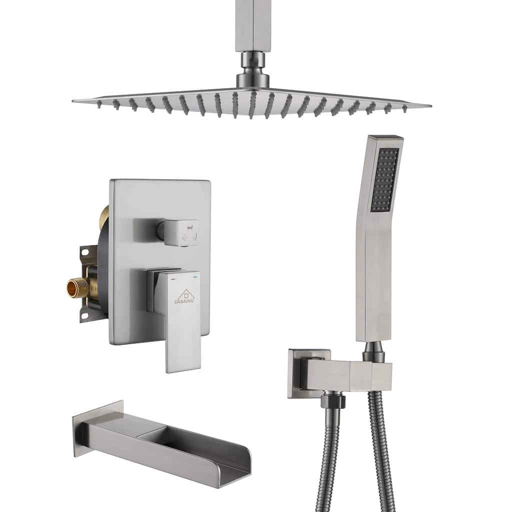 3-Function 10-In Wall Mounted Shower System