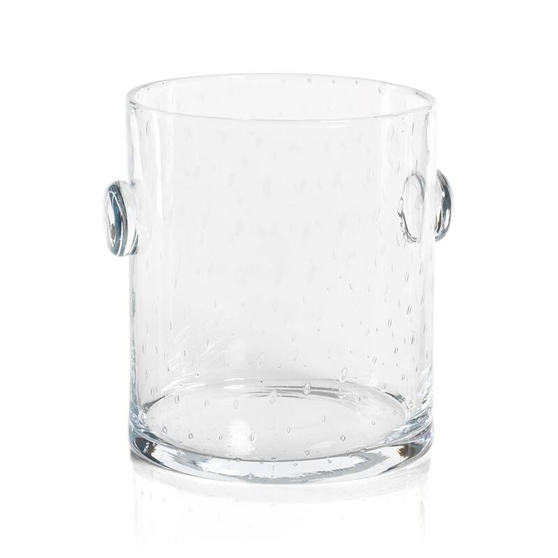 Lagoon Bubbled Glass Ice Bucket - Large