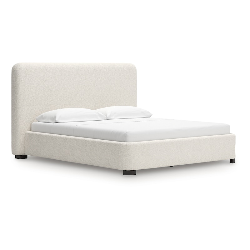 Signature Design by Ashley Whittgate Beige Upholstered Bed
