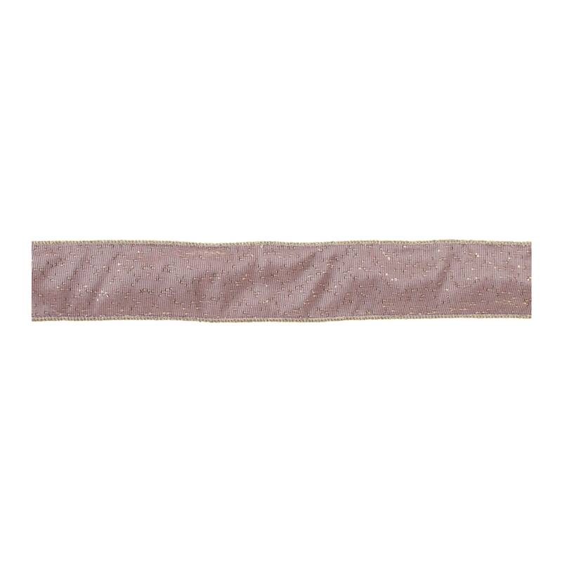 Set of 3 Pink Wired Holiday Ribbon Rolls 5 Yards Each for Christmas Gift Wrapping and DIY Projects - 180”L x 2.5”W x 0.25”H