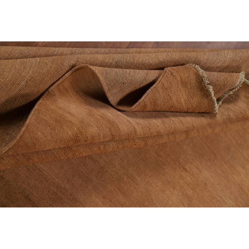 Modern Gabbeh Oriental Area Rug Hand-Knotted Wool Carpet - 6'8" x 9'5"