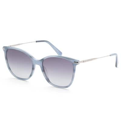 Longchamp Women's 54mm Marble Blue Sunglasses