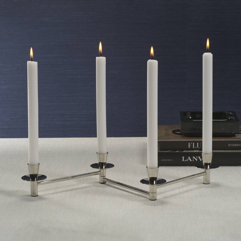 Méduse Expandable 4-Piece Taper Candle Holder Set