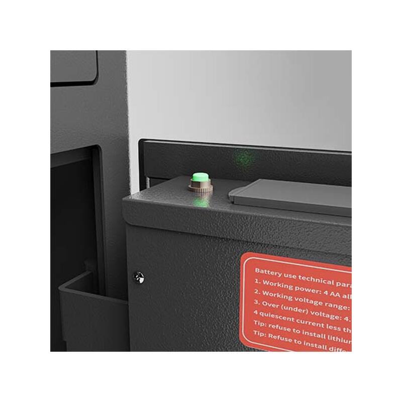 Roomfitters Electronic Depository Drop Safe with Anti-Fishing Slot, Steel Cash Box, Black