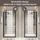 preview thumbnail 7 of 7, 28x72 Inch Half Frame Pivot Shower Door