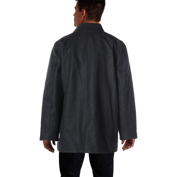 calvin klein double zipper coat