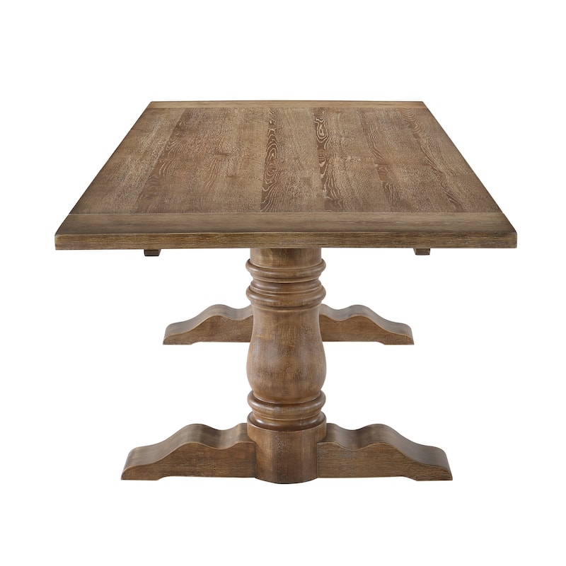 Scofield Dining Table with Double Pedestal