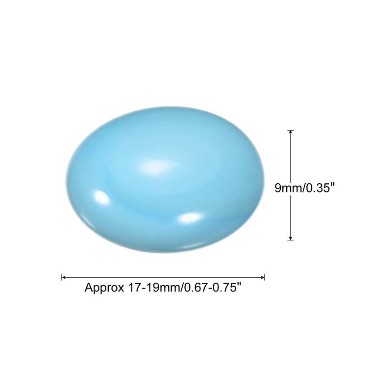 Decorative Flat Ceramic Marbles 17-19mm Rock Vase Filler