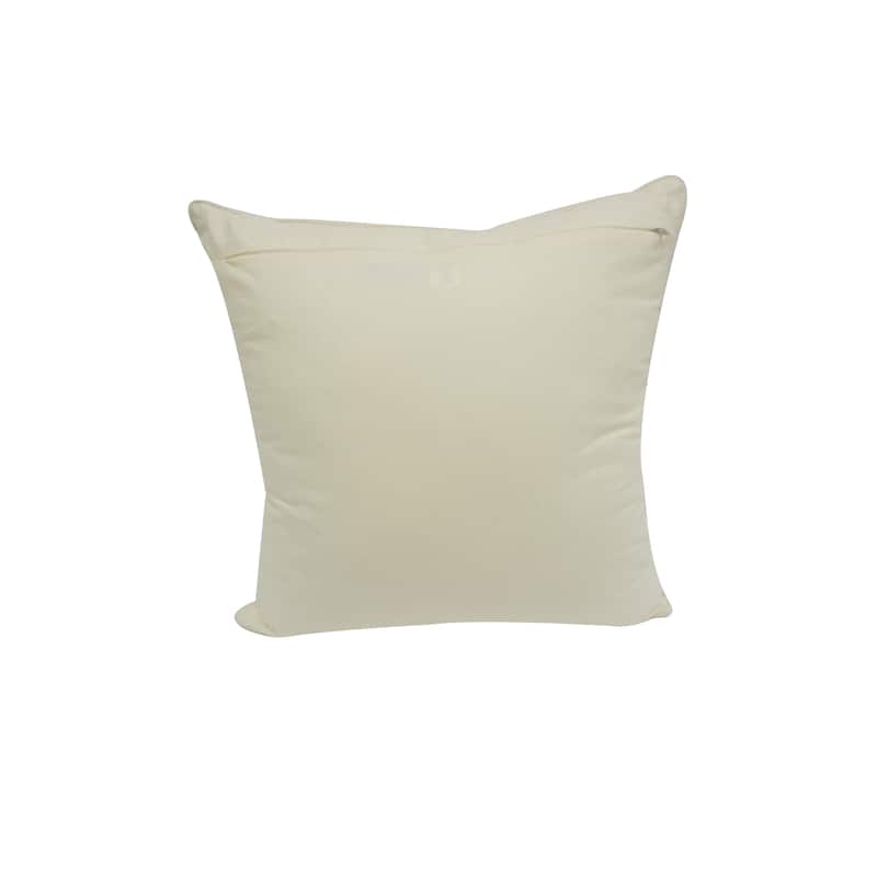 Home&Manor Khoy Vintage Raw Silk Pillow 18"