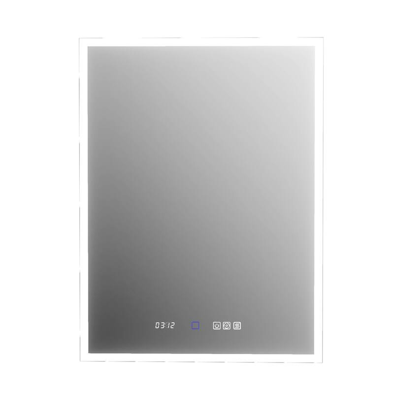 Modland 20"-24"W x 32"H Medicine Cabinet with Mirror and LED Light Wall Mount or Recessed - 24x32 - Right Door