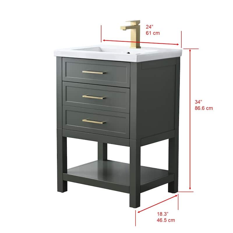 Sudio Design Arlo 24" Single Bathroom Vanity