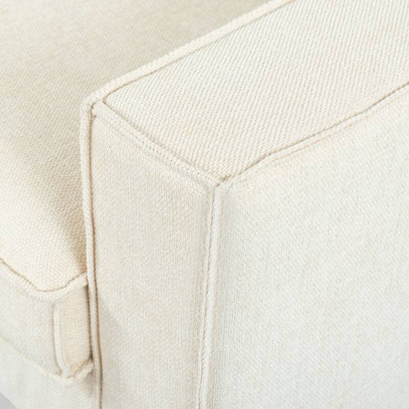 SAFAVIEH Couture Kalyna 3.5-Seater Sofa - 96"W x 33"D x 33"H