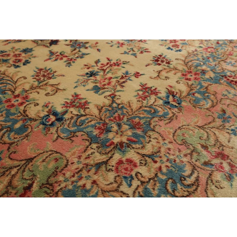 5'10''x12'3'' Hand Knotted Wool Ivory Modern & Contemporary 250 KPSI Rug - 5' 10'' x 12' 3''