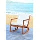 preview thumbnail 63 of 89, SAFAVIEH Outdoor Patio Furniture Vernon Rocking Chair w/ Cushion - 25.6" W x 37.7" D x 30.7" H