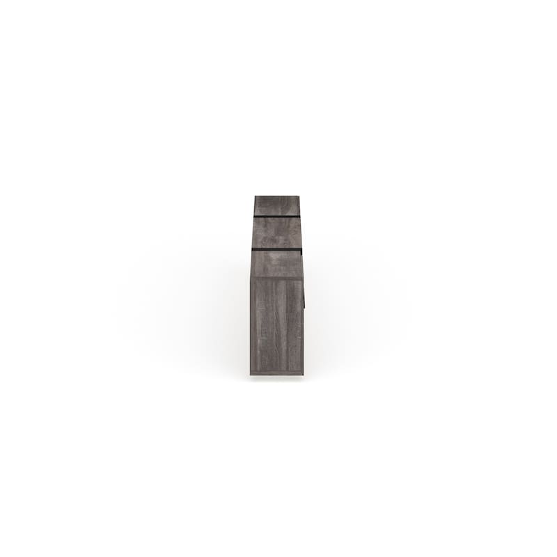 Sawa Rustic 81-inch 5-Shelf Multi-functional Storage TV Console by Strick & Bolton