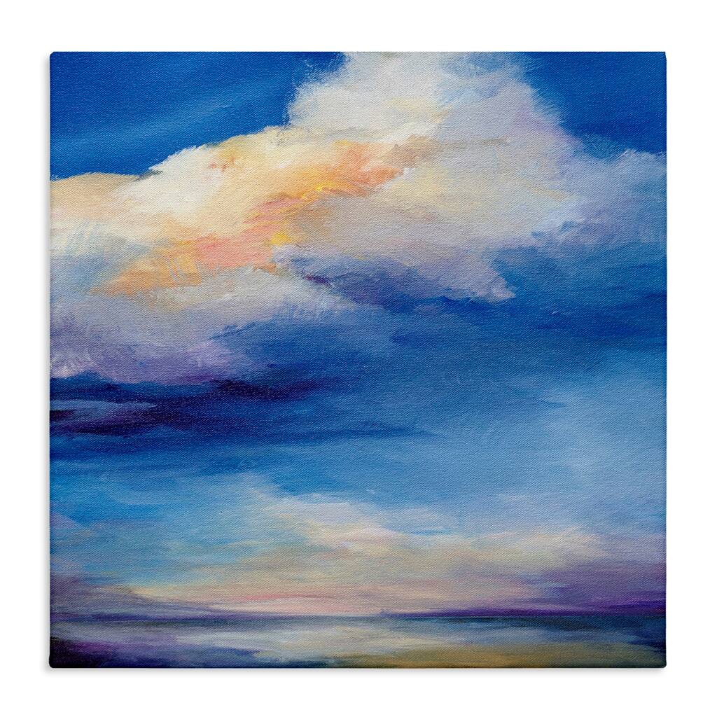 Stupell Pastel Clouds in Vivid Sky Canvas Wall Art Design By Karen Hale