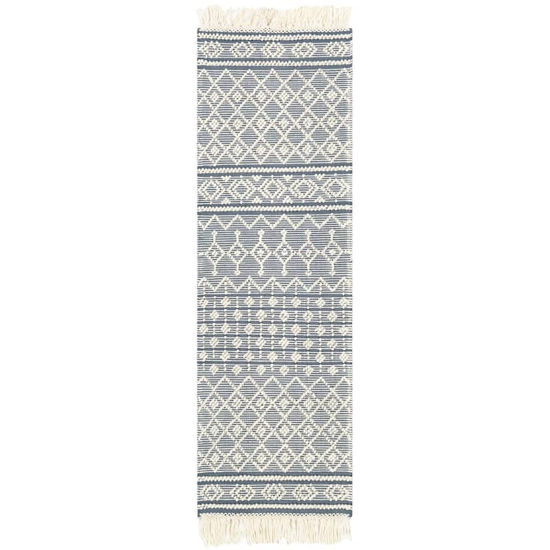 Les Handmade Modern Farmhouse Wool Area Rug